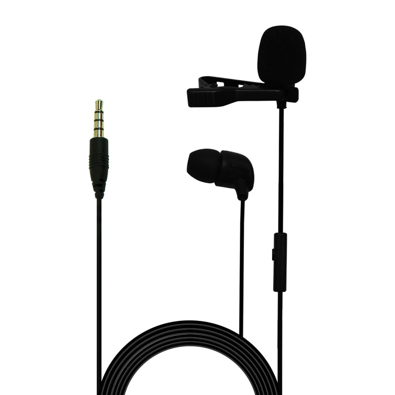 JBL Commercial CSLM30 Auxiliary Omnidirectional Lavalier Microphone with Earphone for Calls, Conferences and Monitoring JBL Commercial CSLM30 Auxiliary Omnidirectional Lavalier Microphone with Earphone for Calls, Conferences and Monitoring