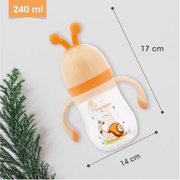 R for Rabbit Snozzy Baby Spout Sippy Cup Bottle 240 ML Soft Silicon Spout for Baby | Kids of 6 Months +