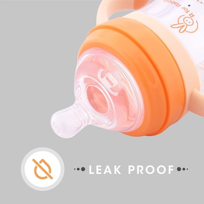 R for Rabbit Snozzy Baby Spout Sippy Cup Bottle 240 ML Soft Silicon Spout for Baby | Kids of 6 Months + R for Rabbit Snozzy Baby Spout Sippy Cup Bottle 240 ML Soft Silicon Spout for Baby | Kids of 6 Months +