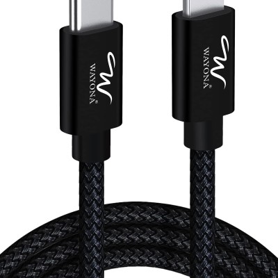 Wayona Type C to Lightning MFI Certified 20W Fast charging Nylon Braided USB C Cable for iPhone 14 Pro, 14 Pro Max, 14, 14 Plus, 13, 13 Pro, 13 Pro Max, 13 Mini, 12, 12 Pro, 11, 11 Pro Max, iPhone 12 Mini (2M, Black) Wayona Type C to Lightning MFI Certified 20W Fast charging Nylon Braided USB C Cable for iPhone 14 Pro, 14 Pro Max, 14, 14 Plus, 13, 13 Pro, 13 Pro Max, 13 Mini, 12, 12 Pro, 11, 11 Pro Max, iPhone 12 Mini (2M, Black)