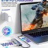 Verilux® USB C Hub 6 in 1 with 87W Power Delivery & USB C Data Transfer Multiport Adapter with 4K@30Hz HDMI SD/TF Card Reader 3.0 USB Hub Type C Hub for MacBook iPhone with Storage Bag 24CM Long Cable Verilux® USB C Hub 6 in 1 with 87W Power Delivery & USB C Data Transfer Multiport Adapter with 4K@30Hz HDMI SD/TF Card Reader 3.0 USB Hub Type C Hub for MacBook iPhone with Storage Bag 24CM Long Cable