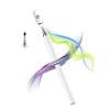 Tukzer 2-in-1 Capacitive Stylus Pen V2.0, Precise Stylus -Fine Point Disc Tip & Micro-Knit Hybrid Fiber Tip, Light Aluminum Body, Rubber Grip, for Touch Screen Devices, Smartphones, Tablets (White) Tukzer 2-in-1 Capacitive Stylus Pen V2.0, Precise Stylus -Fine Point Disc Tip & Micro-Knit Hybrid Fiber Tip, Light Aluminum Body, Rubber Grip, for Touch Screen Devices, Smartphones, Tablets (White)