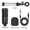 MAONO Au-Pm360Tr Trs Condenser USB Mic For Pc And Youtube Recording, Podcast Microphone For Gaming, Studio, Vlogging, Black MAONO Au-Pm360Tr Trs Condenser USB Mic For Pc And Youtube Recording, Podcast Microphone For Gaming, Studio, Vlogging, Black