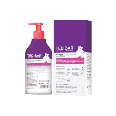 Tedibar - Body wash for Babies| 100% soap & Alkali free | Skin-friendly pH 5.5| Recommended by pediatricians | Prevents Dryness & Rashes | Suitable for Newborn Baby| 250ml Tedibar - Body wash for Babies| 100% soap & Alkali free | Skin-friendly pH 5.5| Recommended by pediatricians | Prevents Dryness & Rashes | Suitable for Newborn Baby| 250ml