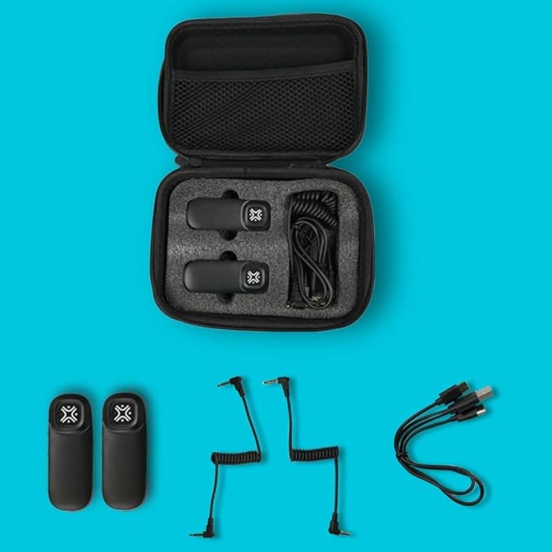 Xtreme Acoustics XAWL303 UHF Wireless Single Channel Collar Microphone for Mobile and Camera Recording with Monitoring for YouTube, Singing, Vlogging, Recording Xtreme Acoustics XAWL303 UHF Wireless Single Channel Collar Microphone for Mobile and Camera Recording with Monitoring for YouTube, Singing, Vlogging, Recording