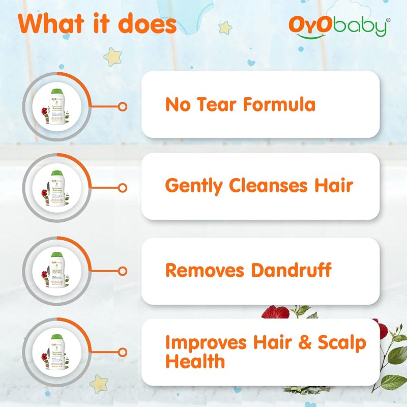 OYO BABY New Born Combo Baby No Tears Baby Shampoo for Newborn Babies and Extra Virgin Olive oil for Baby massage 200ml each OYO BABY New Born Combo Baby No Tears Baby Shampoo for Newborn Babies and Extra Virgin Olive oil for Baby massage 200ml each