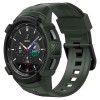 Spigen Polycarbonate, Thermoplastic Polyurethane Rugged Armor Pro Case & Strap For Galaxy Watch 4 Classic (46Mm) - Military Green Spigen Polycarbonate, Thermoplastic Polyurethane Rugged Armor Pro Case & Strap For Galaxy Watch 4 Classic (46Mm) - Military Green
