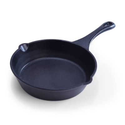 Wonderchef Forza Pre Seasoned 19 cm Cast Iron Fry Pan | with Lifetime Exchange Warranty | Black Wonderchef Forza Pre Seasoned 19 cm Cast Iron Fry Pan | with Lifetime Exchange Warranty | Black