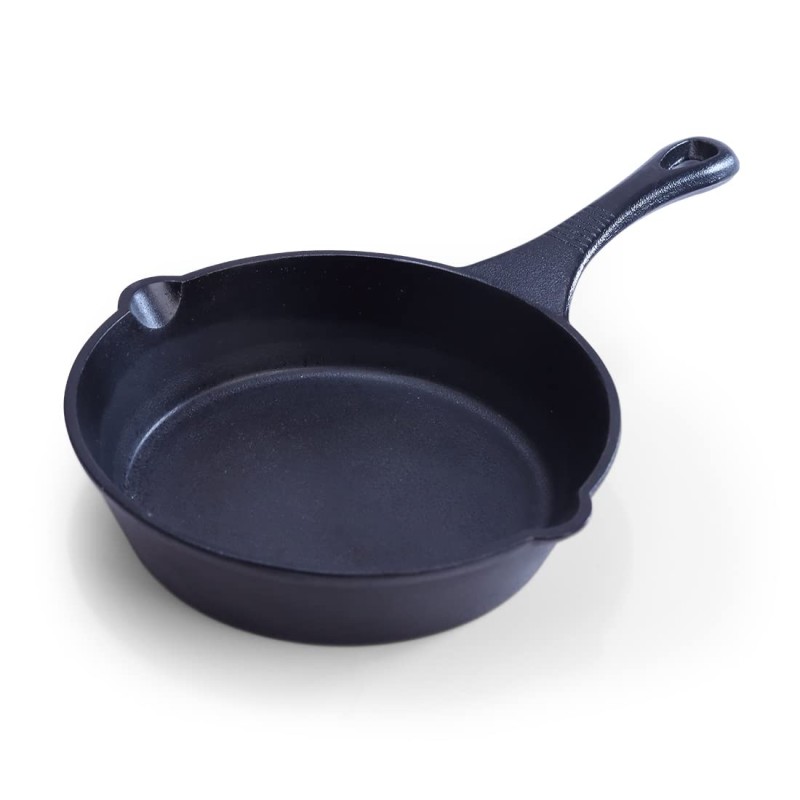 Wonderchef Forza Pre Seasoned 19 cm Cast Iron Fry Pan | with Lifetime Exchange Warranty | Black Wonderchef Forza Pre Seasoned 19 cm Cast Iron Fry Pan | with Lifetime Exchange Warranty | Black