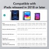 ESR for Apple Stylus Pen with Tilt Sensitivity, iPad Pencil for Apple iPad 10/9/8/7/6, iPad Pro 11, iPad Pro 12.9, iPad Mini 6/5, and iPad Air 5/4/3, Palm Rejection, Magnetic Attachment, Black ESR for Apple Stylus Pen with Tilt Sensitivity, iPad Pencil for Apple iPad 10/9/8/7/6, iPad Pro 11, iPad Pro 12.9, iPad Mini 6/5, and iPad Air 5/4/3, Palm Rejection, Magnetic Attachment, Black