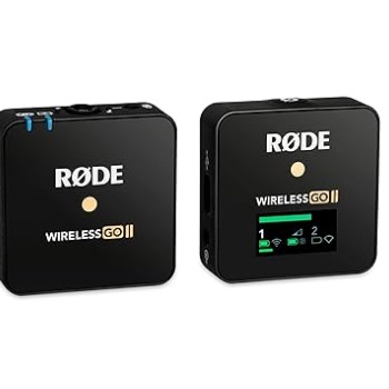 Rode Wireless GO II Single Channel Wireless Microphone System, Black 