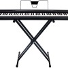TECHTEST Adjustable Piano Stand X Type Adjustable Keyboard Stand Dual Braced Support Legs with Locking Straps TECHTEST Adjustable Piano Stand X Type Adjustable Keyboard Stand Dual Braced Support Legs with Locking Straps