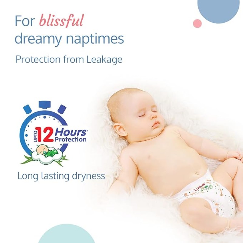 LuvLap Baby Diaper Pants Small (SM) 4-8Kg, with Aloe Vera Lotion for rash protection, with upto 12Hr protection, Super Jumbo Pack of 78x2=156 LuvLap Baby Diaper Pants Small (SM) 4-8Kg, with Aloe Vera Lotion for rash protection, with upto 12Hr protection, Super Jumbo Pack of 78x2=156