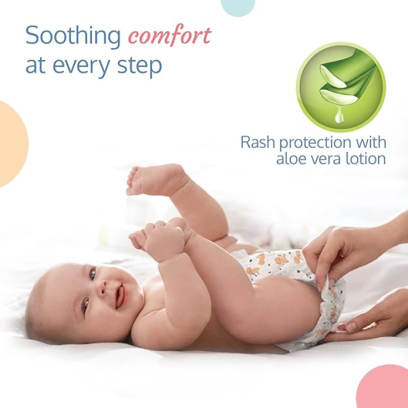 LuvLap Baby Diaper Pants Small (SM) 4-8Kg, with Aloe Vera Lotion for rash protection, with upto 12Hr protection, Super Jumbo Pack of 78x2=156 LuvLap Baby Diaper Pants Small (SM) 4-8Kg, with Aloe Vera Lotion for rash protection, with upto 12Hr protection, Super Jumbo Pack of 78x2=156