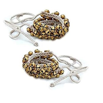 UAPAN MetalCraft Ghungroo White Cotton String (25+25(1.4 cm))