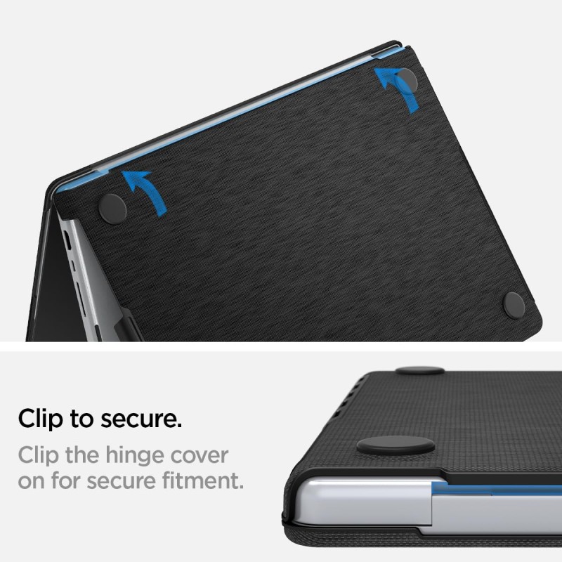 Spigen Urban Fit Designed for New MacBook Pro 16 inch Hard Shell Case with M4/Pro/Max (2024) and M3/M2/M1/Pro/Max (2023-2021) - Black Spigen Urban Fit Designed for New MacBook Pro 16 inch Hard Shell Case with M4/Pro/Max (2024) and M3/M2/M1/Pro/Max (2023-2021) - Black
