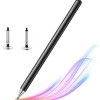 Dyazo Capacitive Stylus Pen for All Touch Screens Devices, Fine Point, Lightweight Aluminum Body Compatible with All Android & iOS Smart Mobile Phones & Tablets (Black) Dyazo Capacitive Stylus Pen for All Touch Screens Devices, Fine Point, Lightweight Aluminum Body Compatible with All Android & iOS Smart Mobile Phones & Tablets (Black)
