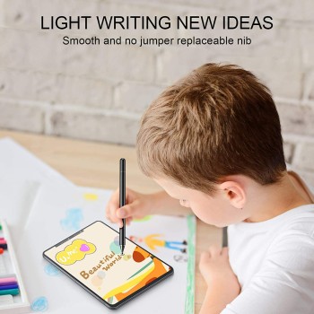 Dyazo Capacitive Stylus Pen for All Touch Screens Devices, Fine Point, Lightweight Aluminum Body Compatible with All Android & iOS Smart Mobile Phones & Tablets (Black) Dyazo Capacitive Stylus Pen for All Touch Screens Devices, Fine Point, Lightweight Aluminum Body Compatible with All Android & iOS Smart Mobile Phones & Tablets (Black)