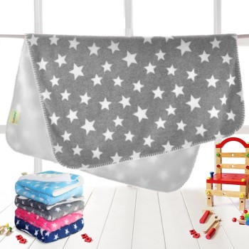 OYO BABY New Born Super Soft Baby Blanket for Baby (100cm x 75cm, Star Blue, Fleece, Lightweight) All Season | 0-24 Months | Sleeping Bag | Nursing Baby Gifts OYO BABY New Born Super Soft Baby Blanket for Baby (100cm x 75cm, Star Blue, Fleece, Lightweight) All Season | 0-24 Months | Sleeping Bag | Nursing Baby Gifts