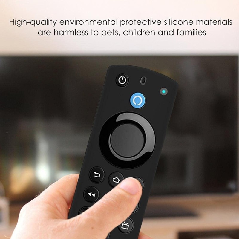 ETUZI Silicone Remote Cover Compatible for Fire TV Stick (3rd Gen, 2021) with All-New Alexa Voice Remote Case (Remote Not Included) (Black) ETUZI Silicone Remote Cover Compatible for Fire TV Stick (3rd Gen, 2021) with All-New Alexa Voice Remote Case (Remote Not Included) (Black)
