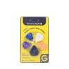 Gamma Audio Z096 Guitar Plectrums Pick Set Triangle Guitar Finger Pick (Pack of 4) Multicolor Gamma Audio Z096 Guitar Plectrums Pick Set Triangle Guitar Finger Pick (Pack of 4) Multicolor