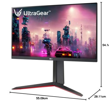 LG 24Gn650 Ultragear Gaming 24 Inch (60 Cm) LCD 1920 x 1080 Pixels IPS Full Hd - 144Hz, 1Ms, G-Sync Compatible, Freesync Premium, Srgb 99%, Hdmi X 2, Display Port, HP Out, HDR 10 (Black) LG 24Gn650 Ultragear Gaming 24 Inch (60 Cm) LCD 1920 x 1080 Pixels IPS Full Hd - 144Hz, 1Ms, G-Sync Compatible, Freesync Premium, Srgb 99%, Hdmi X 2, Display Port, HP Out, HDR 10 (Black)