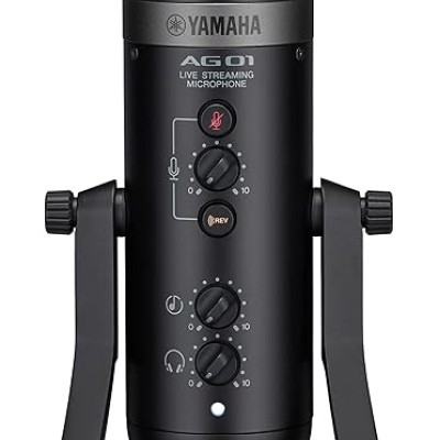 YAMAHA AG01 Live Streaming USB Microphone - AG01 B YAMAHA AG01 Live Streaming USB Microphone - AG01 B