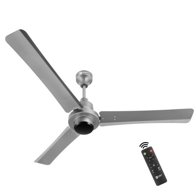 Orient Electric’s 1200 mm I Tome Remote| BLDC ceiling fan | BEE 5-star rated, consumes 26W at the highest speed| Saves up to 50% on electricity bills| Space Grey, pack of 1 Orient Electric’s 1200 mm I Tome Remote| BLDC ceiling fan | BEE 5-star rated, consumes 26W at the highest speed| Saves up to 50% on electricity bills| Space Grey, pack of 1