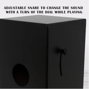 Clapbox Adjustable Snare Cajon CB50 - Oak Wood, (H:50 W:30 L:30) - 3 Internal Snares