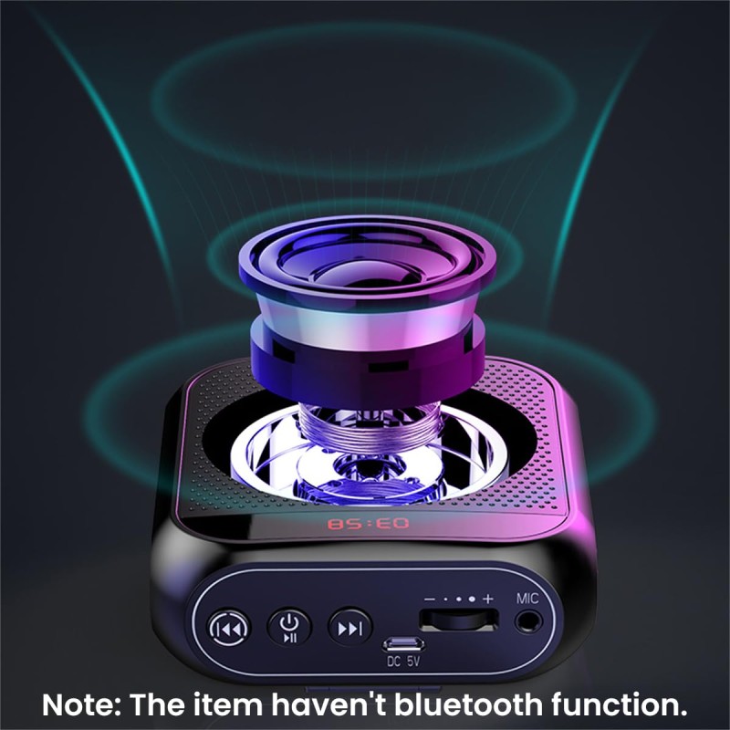 ZORBES� Voice Amplifier for Teachers - Microphone Headset Set 2200 mAh, with Headset Microphone Support TF Card/U Flash Disk, Portable Voice Amplifier for Teachers, Tour Guide, Coach, Speaker (Black) ZORBES� Voice Amplifier for Teachers - Microphone Headset Set 2200 mAh, with Headset Microphone Support TF Card/U Flash Disk, Portable Voice Amplifier for Teachers, Tour Guide, Coach, Speaker (Black)