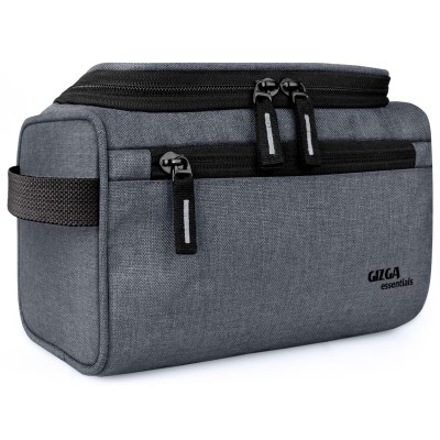 Gizga Essentials Travel Toiletry Kit Bag for Men & Women, Travel Organizer Case with Handle & Hook, Premium Zipper, Multiple Pockets, Multi-Utility Pouch for Shaving Makeup Cosmetics, Light Grey Gizga Essentials Travel Toiletry Kit Bag for Men & Women, Travel Organizer Case with Handle & Hook, Premium Zipper, Multiple Pockets, Multi-Utility Pouch for Shaving Makeup Cosmetics, Light Grey