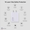 Mi Xiaomi Original 67W Fast Charger Combo/Rapid Charging with Qualcomm Quick Charge 3.0. Includes USB Type-C 6A Fast Charge Cable. Compatable with mobiles, laptops, and Power Banks (White) Mi Xiaomi Original 67W Fast Charger Combo/Rapid Charging with Qualcomm Quick Charge 3.0. Includes USB Type-C 6A Fast Charge Cable. Compatable with mobiles, laptops, and Power Banks (White)