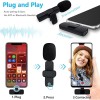Careflection 2 in 1 K8 Wireless Microphone, Digital Mini Portable Recording Clip Mic with Receiver for All Type-C Lightning Mobile Phones Camera Laptop for Vlogging YouTube Online Class, Zoom Call Careflection 2 in 1 K8 Wireless Microphone, Digital Mini Portable Recording Clip Mic with Receiver for All Type-C Lightning Mobile Phones Camera Laptop for Vlogging YouTube Online Class, Zoom Call