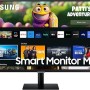 Samsung 27-inch(68.58cm) M5 FHD Smart Monitor, Mouse & Keyboard Control, Smart TV apps, IoT Hub, Office 365, Apple Airplay, Dex, Speakers, Remote, Bluetooth (LS27CM500EWXXL, Black)