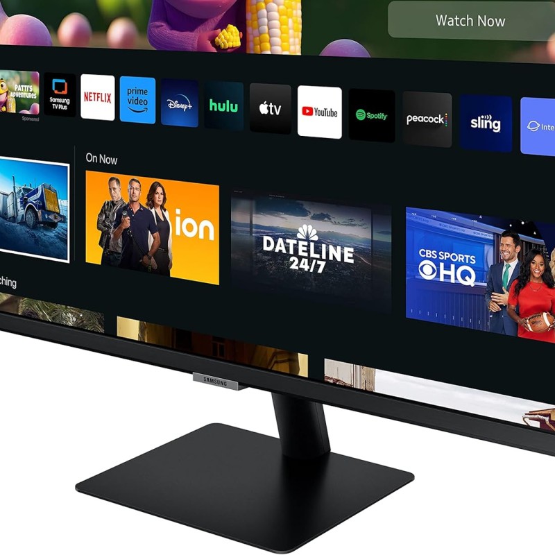 Samsung 27-inch(68.58cm) M5 FHD Smart Monitor, Mouse & Keyboard Control, Smart TV apps, IoT Hub, Office 365, Apple Airplay, Dex, Speakers, Remote, Bluetooth (LS27CM500EWXXL, Black) Samsung 27-inch(68.58cm) M5 FHD Smart Monitor, Mouse & Keyboard Control, Smart TV apps, IoT Hub, Office 365, Apple Airplay, Dex, Speakers, Remote, Bluetooth (LS27CM500EWXXL, Black)