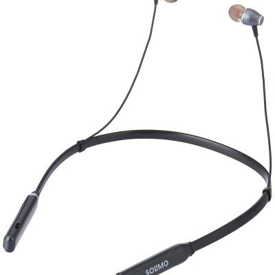 Amazon Brand - Solimo Wireless Bluetooth 5.0 in Ear Neckband,with Upto 15 Hours Playtime, Lightweight and deep bass,Fast Charge, Voice Assistant and with Mic (Grey Black) Amazon Brand - Solimo Wireless Bluetooth 5.0 in Ear Neckband,with Upto 15 Hours Playtime, Lightweight and deep bass,Fast Charge, Voice Assistant and with Mic (Grey Black)
