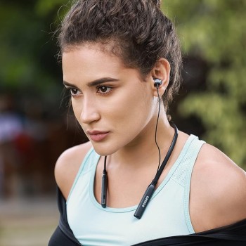 Amazon Brand - Solimo Wireless Bluetooth 5.0 in Ear Neckband,with Upto 15 Hours Playtime, Lightweight and deep bass,Fast Charge, Voice Assistant and with Mic (Grey Black) Amazon Brand - Solimo Wireless Bluetooth 5.0 in Ear Neckband,with Upto 15 Hours Playtime, Lightweight and deep bass,Fast Charge, Voice Assistant and with Mic (Grey Black)