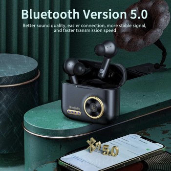 Oneodio F2 Bluetooth Truly Wireless In Ear Earbuds With Mic With Noise Cancelling, 48Hours Playtime, 10 Mm Neodymium Speaker For Deep Bass & Hd Stereo Sound, 5.0, Ipx5 Waterproof, Black (F2) Oneodio F2 Bluetooth Truly Wireless In Ear Earbuds With Mic With Noise Cancelling, 48Hours Playtime, 10 Mm Neodymium Speaker For Deep Bass & Hd Stereo Sound, 5.0, Ipx5 Waterproof, Black (F2)