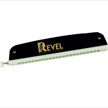 REVEL C scale 24-hole Scale Changer Chromatic Premium Harmonica/Mouth Organ with Case for Professional and Amateurs. Ultra premium finish and durable built. Black colour REVEL C scale 24-hole Scale Changer Chromatic Premium Harmonica/Mouth Organ with Case for Professional and Amateurs. Ultra premium finish and durable built. Black colour