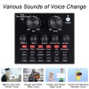 CEZO V8 plus Portable Audio Mixer Interface, Bluetooth Sound Card for Live Streaming/Recording/Podcast/Voice Change/Karaoke/Gaming/Singing with Sound Effects, 3.5mm Mic Jack for Guitar (V8 Black) CEZO V8 plus Portable Audio Mixer Interface, Bluetooth Sound Card for Live Streaming/Recording/Podcast/Voice Change/Karaoke/Gaming/Singing with Sound Effects, 3.5mm Mic Jack for Guitar (V8 Black)