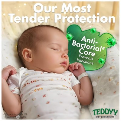 TEDDYY Baby Easy Pant Diapers Large 62 Count (Pack of 1), 9-14 kgs, 10 hrs Leak Protection, Anti - Bacterial TEDDYY Baby Easy Pant Diapers Large 62 Count (Pack of 1), 9-14 kgs, 10 hrs Leak Protection, Anti - Bacterial