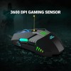Ant Esports USB GM90 Wired Gaming Mouse with RGB, 6 Programmable Buttons, up to 3600 DPI Adjustable, Optical Gamer Gaming Mice with Multicolour LED Lights - Black Ant Esports USB GM90 Wired Gaming Mouse with RGB, 6 Programmable Buttons, up to 3600 DPI Adjustable, Optical Gamer Gaming Mice with Multicolour LED Lights - Black