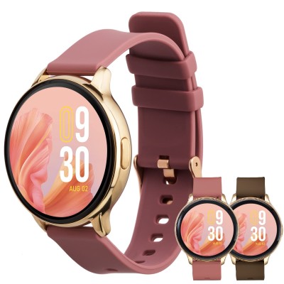 Vibez by Lifelong Smartwatch for Women with 2 Silicone Straps, Bluetooth Calling, HD Display, Multiple Watch Faces, Sports Modes, Health Tracking (VBSWW27,Emerald) Vibez by Lifelong Smartwatch for Women with 2 Silicone Straps, Bluetooth Calling, HD Display, Multiple Watch Faces, Sports Modes, Health Tracking (VBSWW27,Emerald)