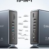 ORICO USB C Triple Display Docking Station for MacBook Pro M1, Mac, Window with Dual 4K HDMI, 8 USB Ports, Display Port, 100W PD, RJ45, 3.5mm Audio, TF/SD Extended Display for macOS ORICO USB C Triple Display Docking Station for MacBook Pro M1, Mac, Window with Dual 4K HDMI, 8 USB Ports, Display Port, 100W PD, RJ45, 3.5mm Audio, TF/SD Extended Display for macOS