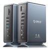 ORICO USB C Triple Display Docking Station for MacBook Pro M1, Mac, Window with Dual 4K HDMI, 8 USB Ports, Display Port, 100W PD, RJ45, 3.5mm Audio, TF/SD Extended Display for macOS ORICO USB C Triple Display Docking Station for MacBook Pro M1, Mac, Window with Dual 4K HDMI, 8 USB Ports, Display Port, 100W PD, RJ45, 3.5mm Audio, TF/SD Extended Display for macOS