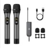 Audio Array AM-W12 UHF Dual Wireless Premium Metal Microphones | 4+ Hours Receiver Battery Backup | Range up to 60M | Karaoke Singing, Wedding, DJ, Church | PA System, Amplifier, Mixer, Party Box, etc Audio Array AM-W12 UHF Dual Wireless Premium Metal Microphones | 4+ Hours Receiver Battery Backup | Range up to 60M | Karaoke Singing, Wedding, DJ, Church | PA System, Amplifier, Mixer, Party Box, etc