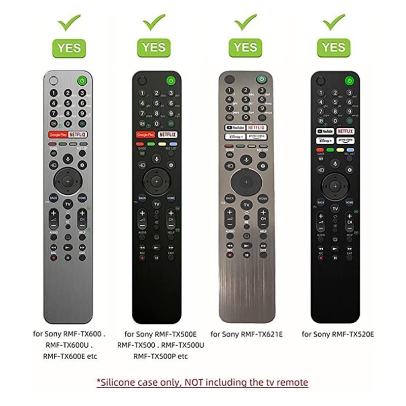 ETUZI Silicone Remote Cover Compatible for Sony Voice RMF-TX600U RMF-TX500E Smart TV Remote Control Remote Case with Loop (Sky Blue) ETUZI Silicone Remote Cover Compatible for Sony Voice RMF-TX600U RMF-TX500E Smart TV Remote Control Remote Case with Loop (Sky Blue)