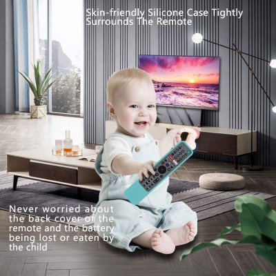 ETUZI Silicone Remote Cover Compatible for Sony Voice RMF-TX600U RMF-TX500E Smart TV Remote Control Remote Case with Loop (Sky Blue) ETUZI Silicone Remote Cover Compatible for Sony Voice RMF-TX600U RMF-TX500E Smart TV Remote Control Remote Case with Loop (Sky Blue)