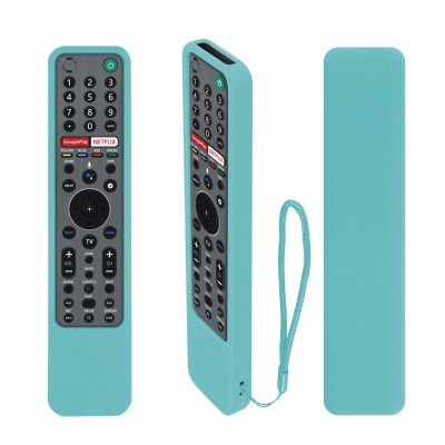 ETUZI Silicone Remote Cover Compatible for Sony Voice RMF-TX600U RMF-TX500E Smart TV Remote Control Remote Case with Loop (Sky Blue) ETUZI Silicone Remote Cover Compatible for Sony Voice RMF-TX600U RMF-TX500E Smart TV Remote Control Remote Case with Loop (Sky Blue)