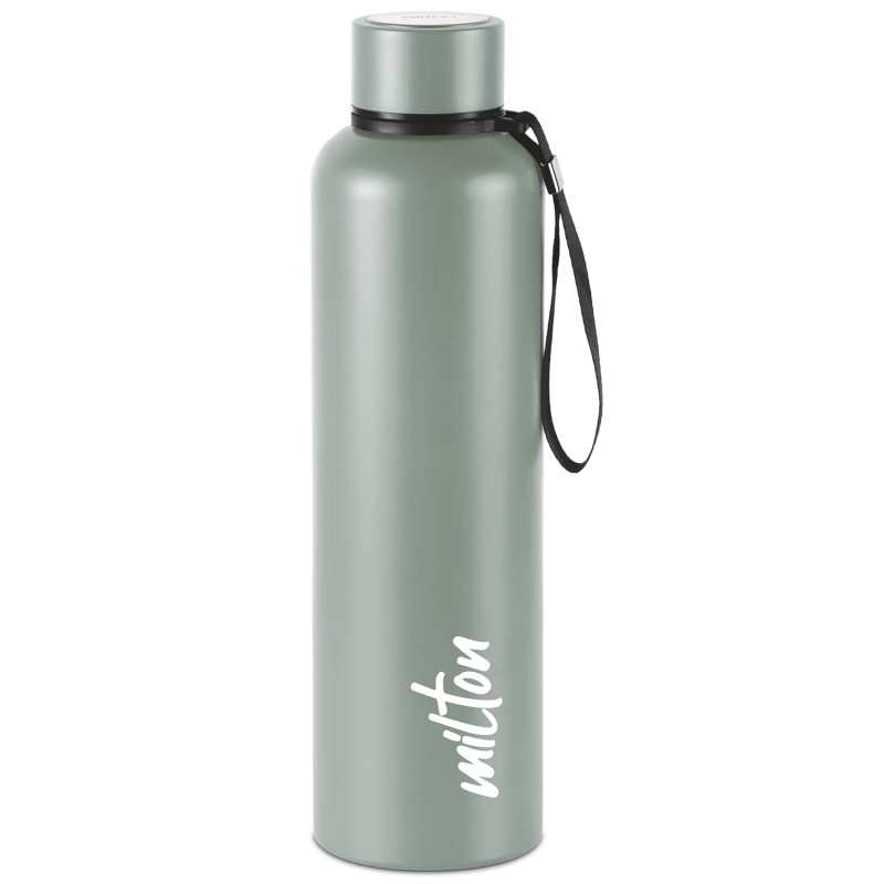 Milton Aura 1000 Thermosteel Bottle, 1050 ml Water Bottles, 24 Hours Hot and Cold, Easy to Carry, Easy Grip, Rust Proof, Tea, Coffee, Office, Travel Bottle, Grey Milton Aura 1000 Thermosteel Bottle, 1050 ml Water Bottles, 24 Hours Hot and Cold, Easy to Carry, Easy Grip, Rust Proof, Tea, Coffee, Office, Travel Bottle, Grey
